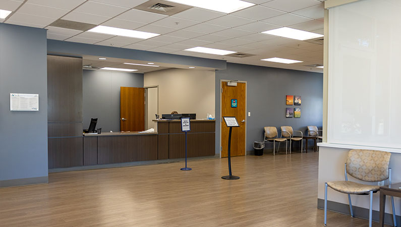 Waiting room of Decatur MOHA.