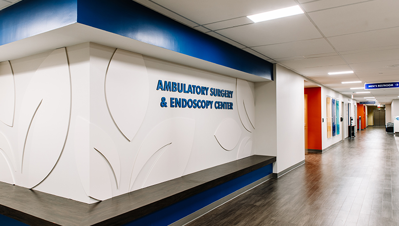 Interior shot of Springfield Clinic's Ambulatory Surgery Center location on the second floor of Main Campus East