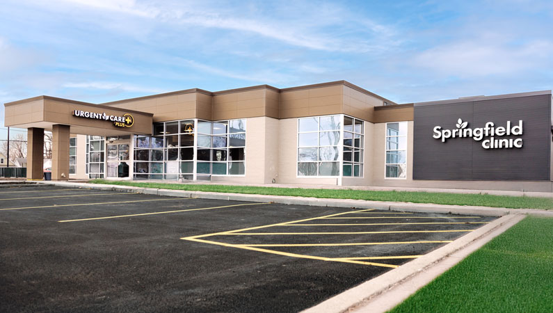 Exterior photo of Urgent Care Plus located in Springfield, Illinois