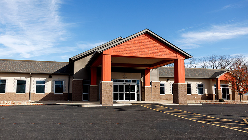 Exterior view of TCM at Springfield Clinic Peoria Women's Health in Peoria, Illinois.