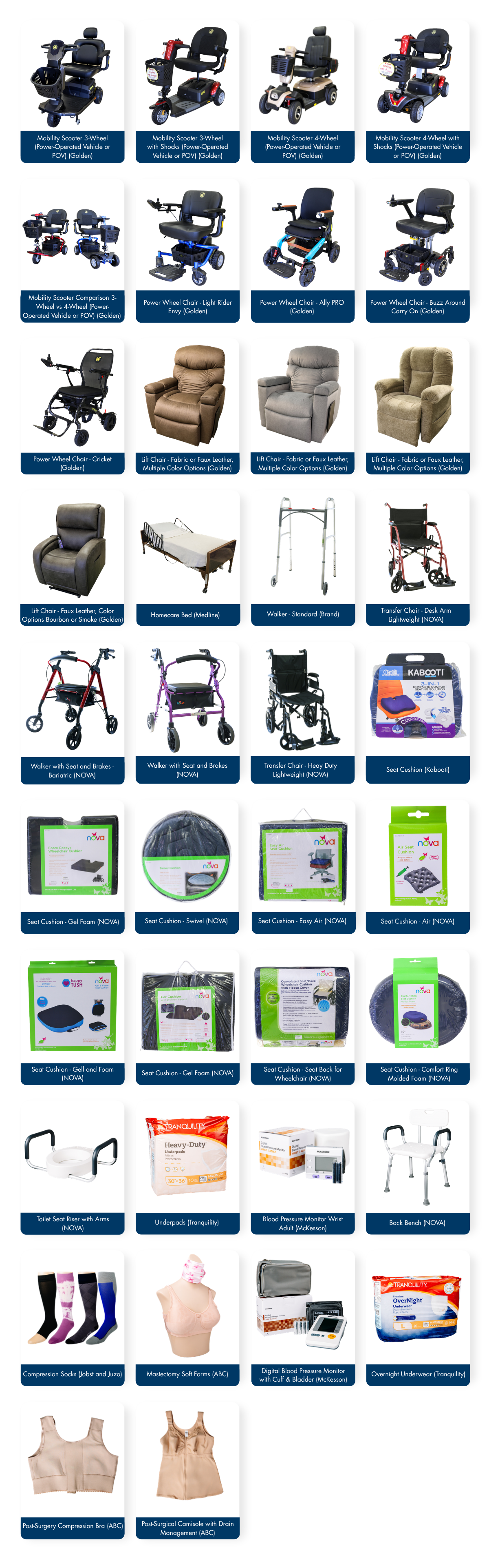 Vono Medical Supplies - Products