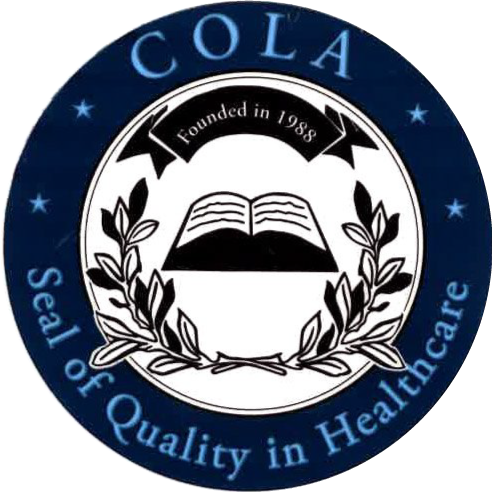 COLA Seal of Quality in Healthcare logo.