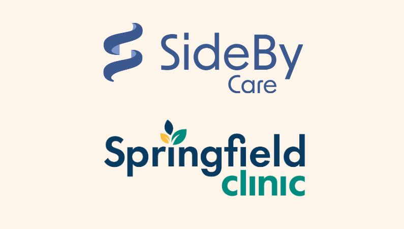 SideBy Care Springfield Clinic logos