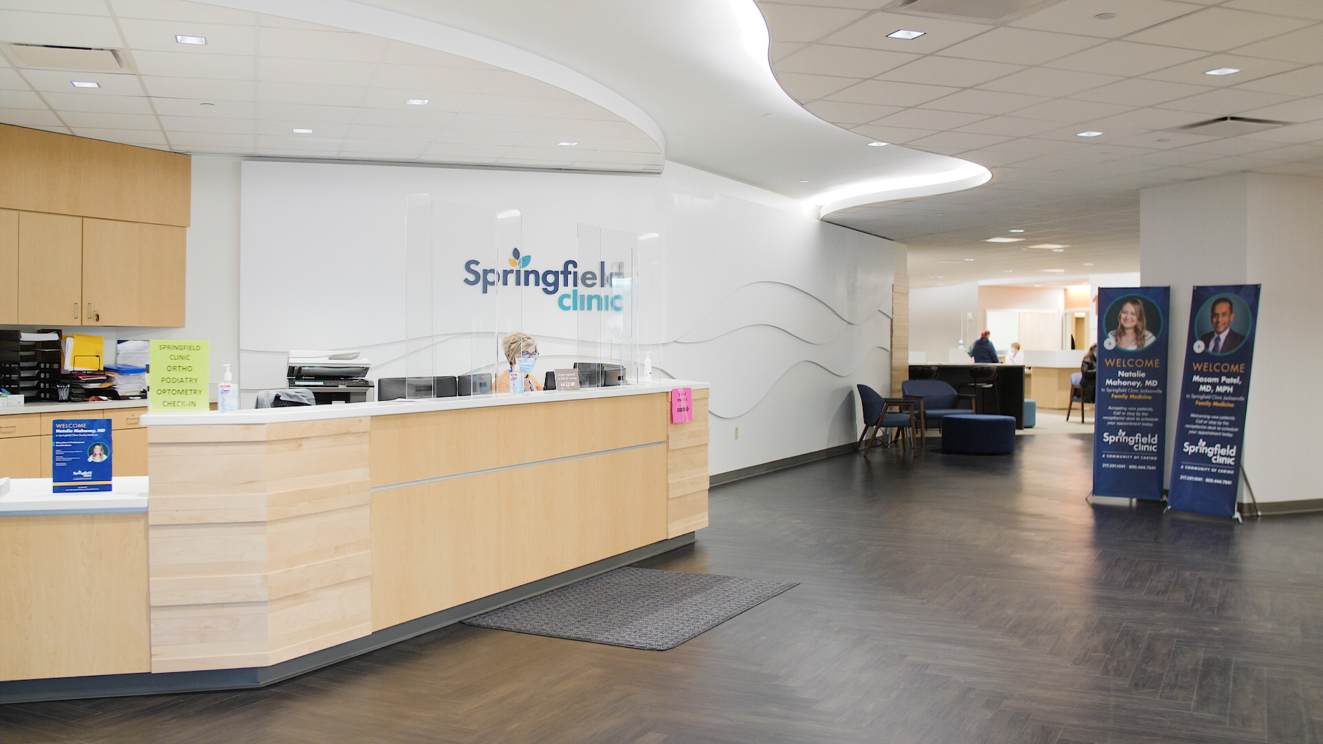 Jacksonville Memorial Hospital Annex main lobby.