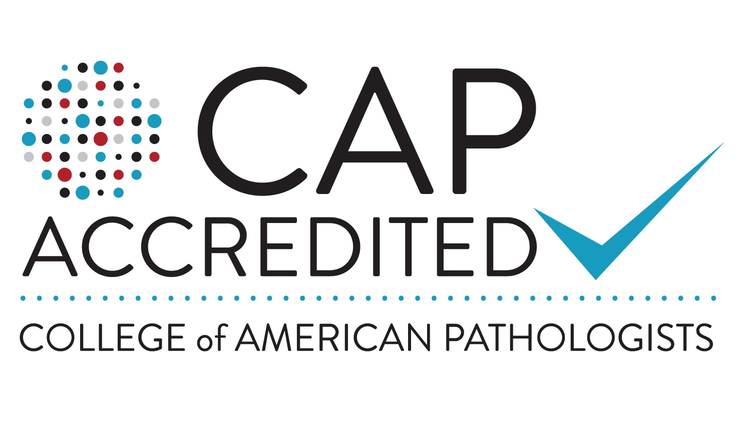 CAP Accredited College of American Pathologists logo.