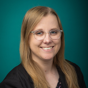 Female licensed clinical social worker professional headshot.