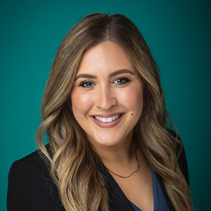 Female hospital doctor professional headshot.