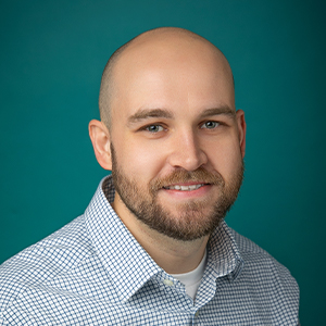 Male smiling in professional headshot