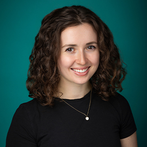 Female smiling in professional headshot