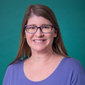 Female radiology doctor headshot