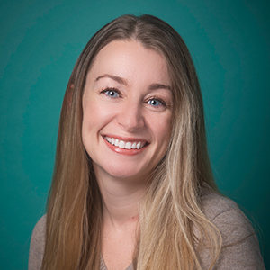Female dermatology physician assistant headshot