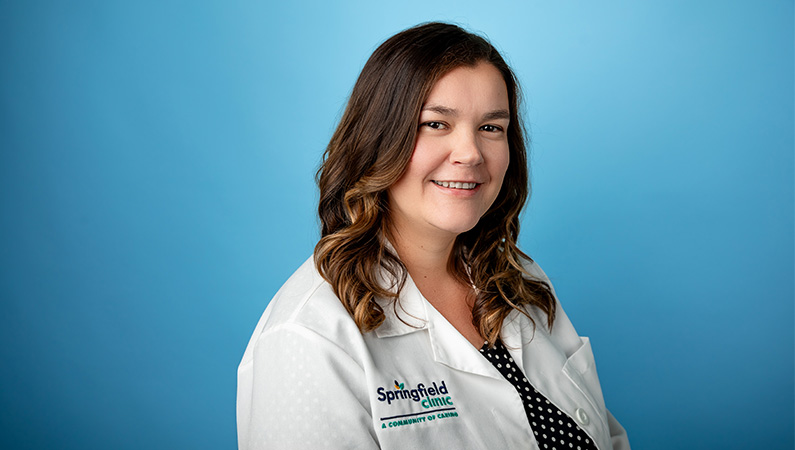 Female physician assistant professional headshot.