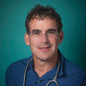 Male internal medicine doctor headshot