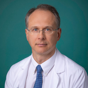 Male internal medicine doctor headshot