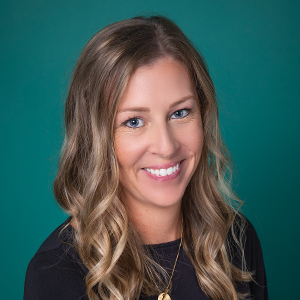 Female cancer center nurse practitioner headshot