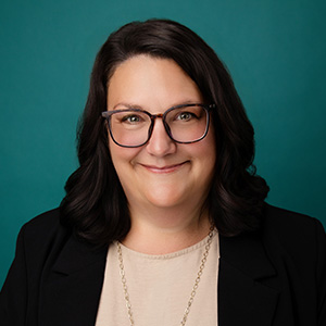 Female smiling in professional headshot