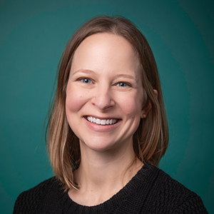 Female family medicine physician assistant headshot.