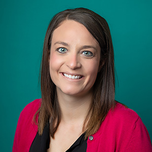Female nurse practitioner headshot.