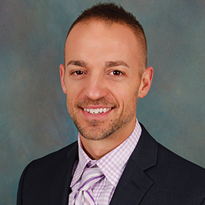 Male orthopedics physician assistant headshot