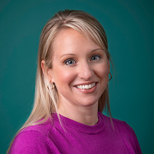 Female pediatrics nurse practitioner headshot
