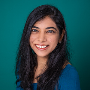 Female hospital medicine doctor headshot.