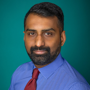 Male critical care medicine doctor headshot