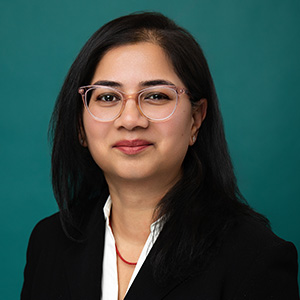 Female critical care medicine doctor headshot