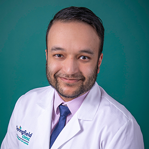 Male critical care doctor headshot