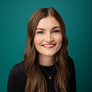 Female smiling in professional headshot