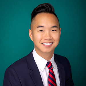 Male trauma doctor professional headshot.