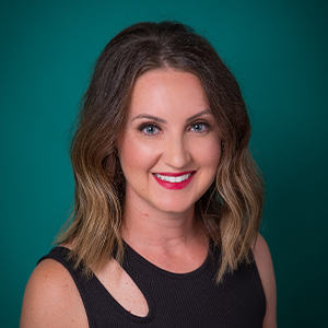 Female nurse anesthetist professional headshot.
